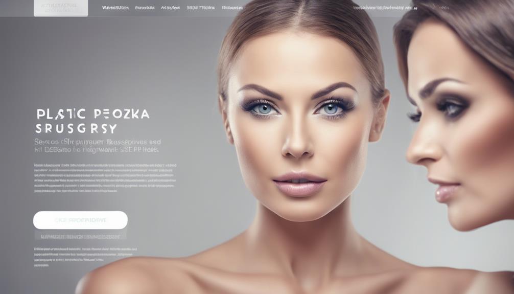 improving plastic surgery website