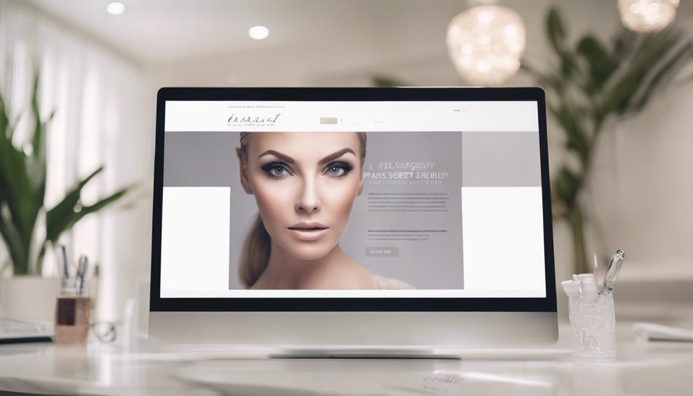 optimizing plastic surgery websites